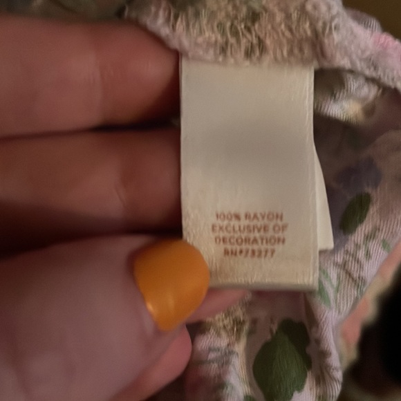 🚫SOLD🚫 LC Lauren Conrad Floral Long Sleeve Blouse - Picture 14 of 16